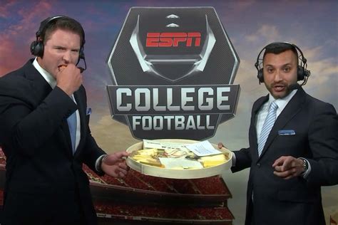 espn press room college football|espn college football announcers today.